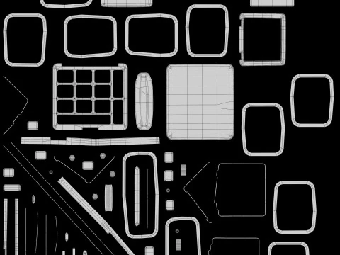 Палитра теней для век 3D Модель