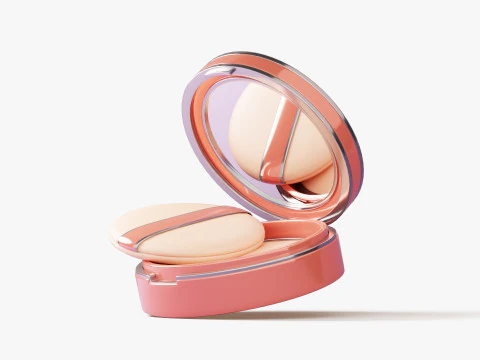 Compact Powder Case 3D Model