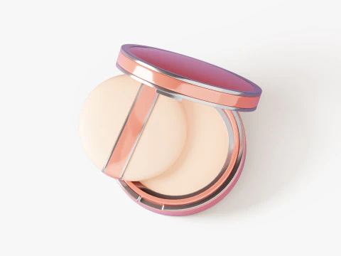 Compact Powder Case 3D Model