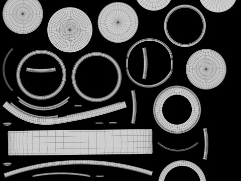 Kotak Bedak Kompak Model 3D