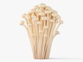Cartoon Enoki Mushrooms Modello 3D