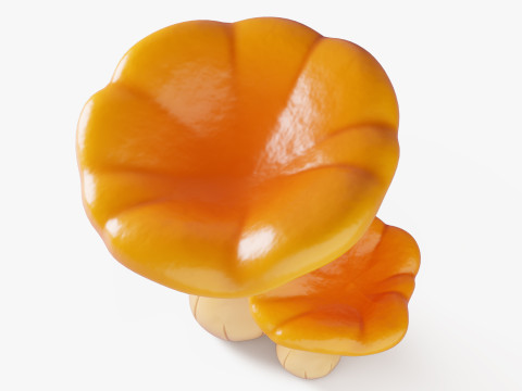 漫画アンズタケ 3Dモデル