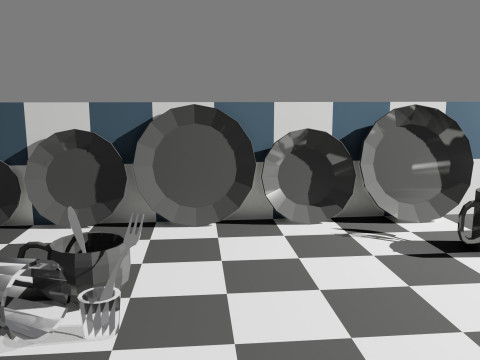 Set of Low-Poly Dishes Modello 3D