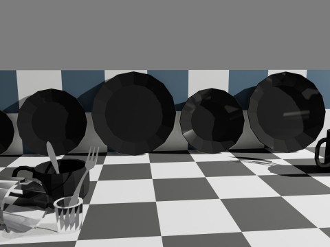 Set of Low-Poly Dishes Modello 3D