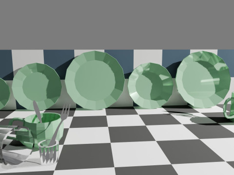 Set of Low-Poly Dishes Modello 3D