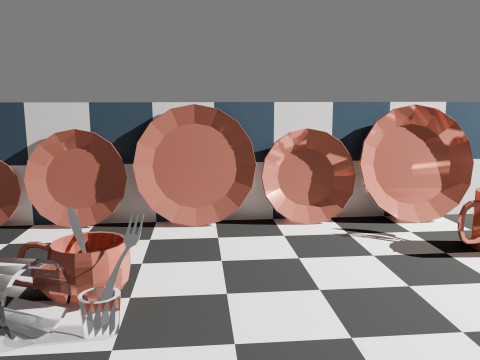 Set of Low-Poly Dishes Modello 3D