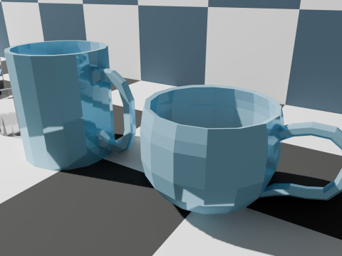 Set of Low-Poly Dishes Modello 3D