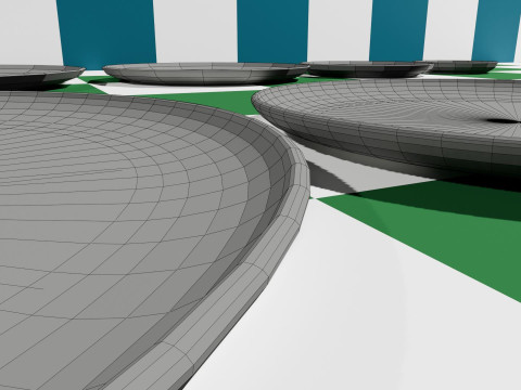 Set of 10 Plates 3D 模型