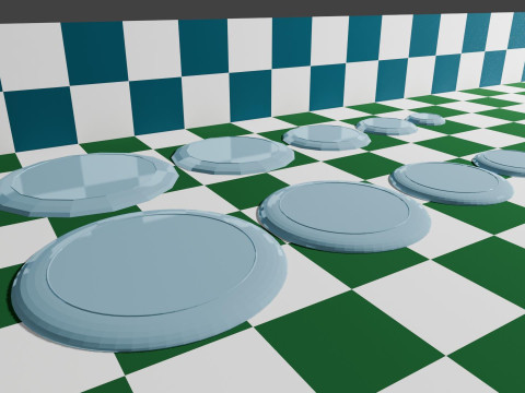 Set of 10 Plates 3D 模型
