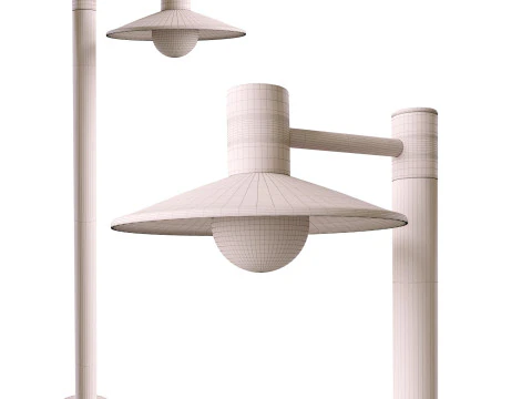 Leicester Street Lamp 3D Model