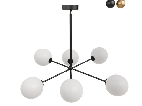 Cassia 6 Light Chandelier 3Dモデル