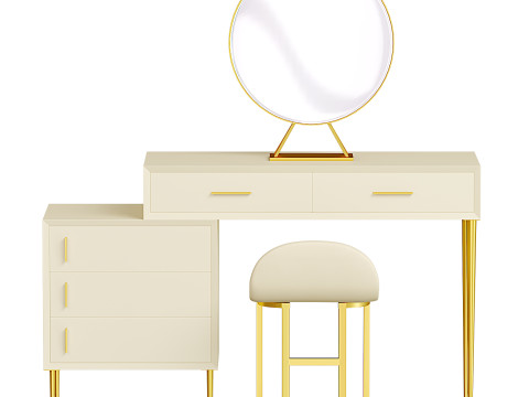 Makeup Dressing Table Cabinet 3D Model