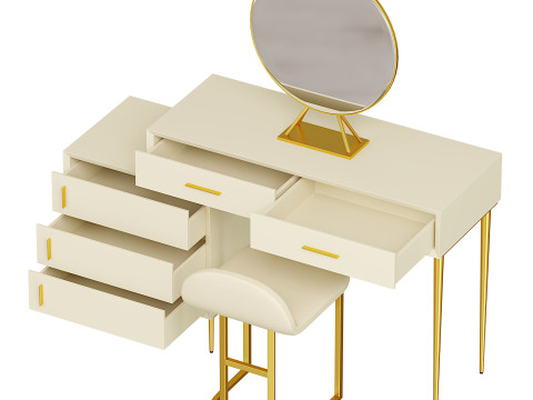Makeup Dressing Table Cabinet 3D 模型