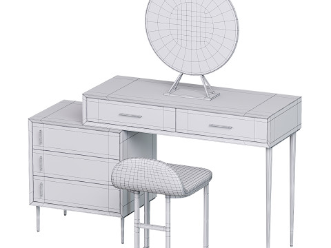 Makeup Dressing Table Cabinet 3D 模型