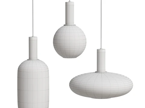 Ferm Living Opal Lamp 3D Model