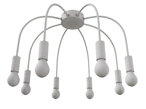 Fireworks Ceiling Lamp 3D Model