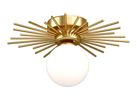 Gold Iron Lamp 3Dモデル