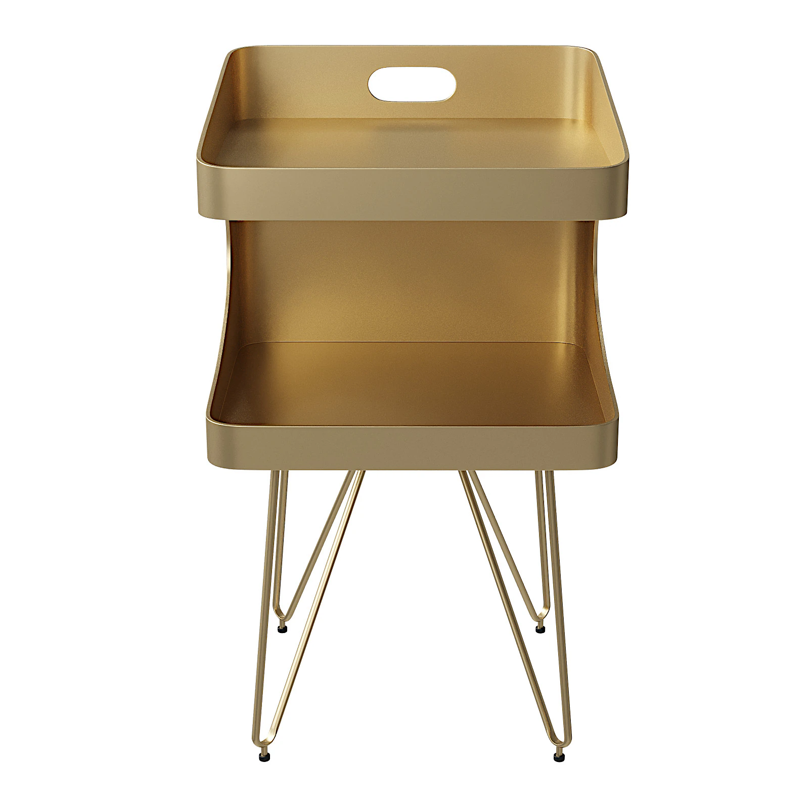 Shelves and Handle Bedside Table 3D Model .c4d .max .obj .3ds .fbx .stl .blend 