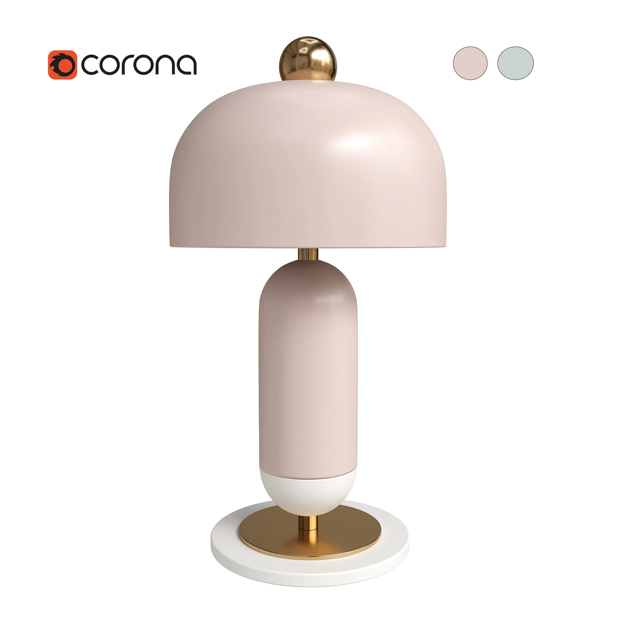 MEET TAB B lamp 3D Model .c4d .max .obj .3ds .fbx .stl .blend 