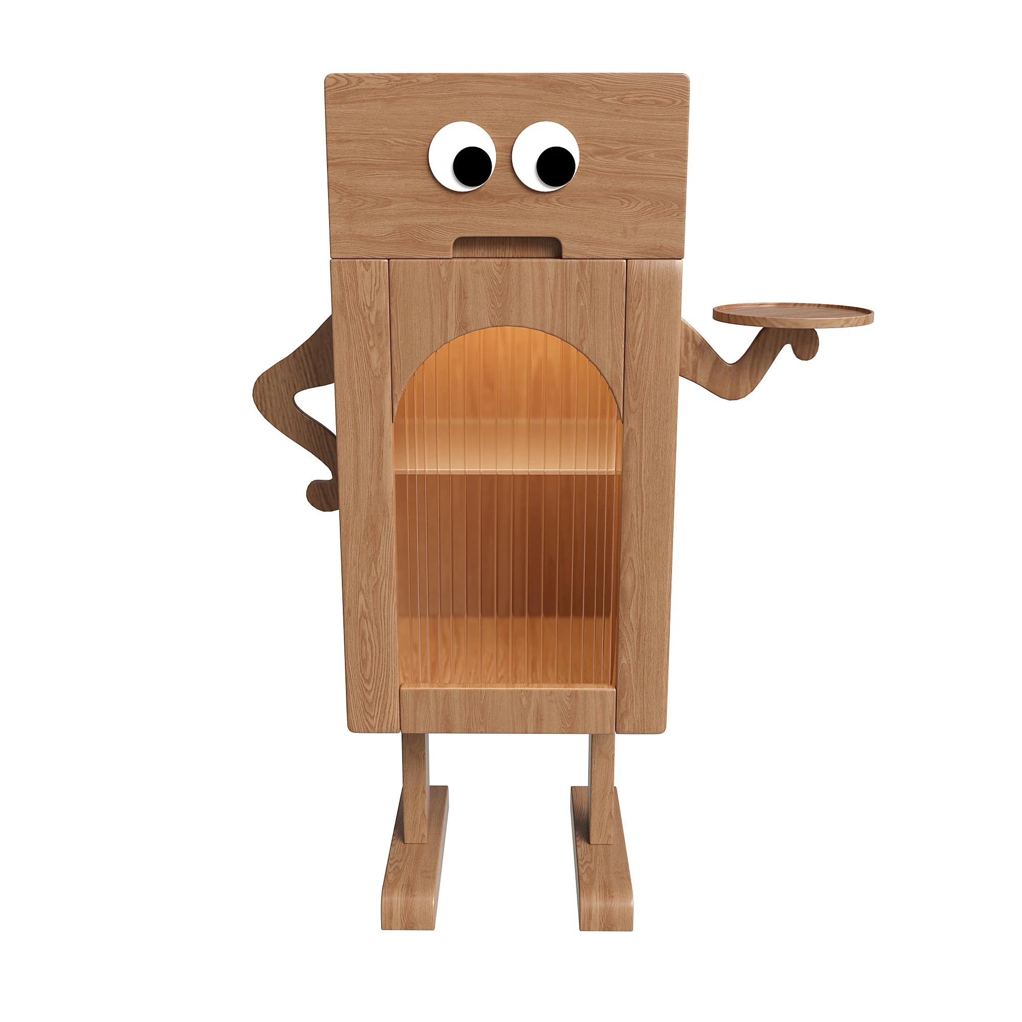 Mesita de noche robot 3D Model .c4d .max .obj .3ds .fbx .stl .blend 