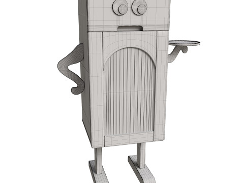 Mesita de noche robot 3D Модель
