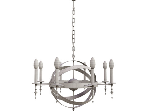 Chandelier Lussole LOFT 3Dモデル