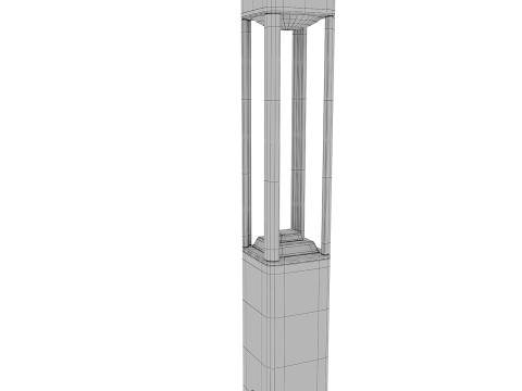 Waterproof Outdoor Light 3D-Modell