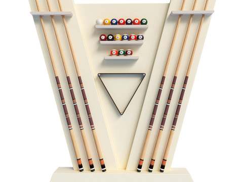 NEWDE CUE RACK 3D Model