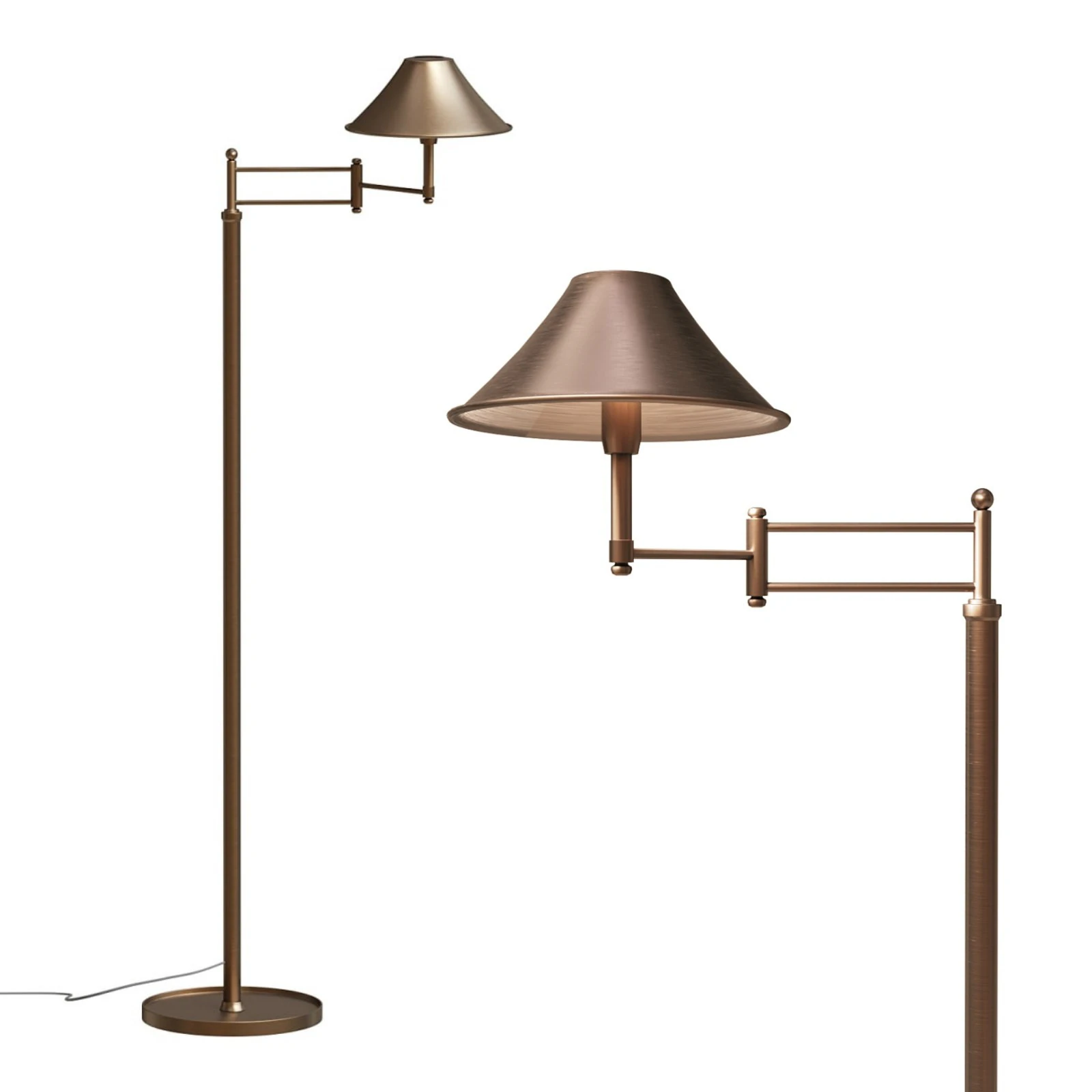 Parma Floor Lamp 3D Model .c4d .max .obj .3ds .fbx .stl .blend