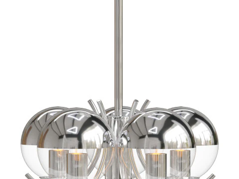 स्पेस बॉल चंदेलियर 3D मॉडल