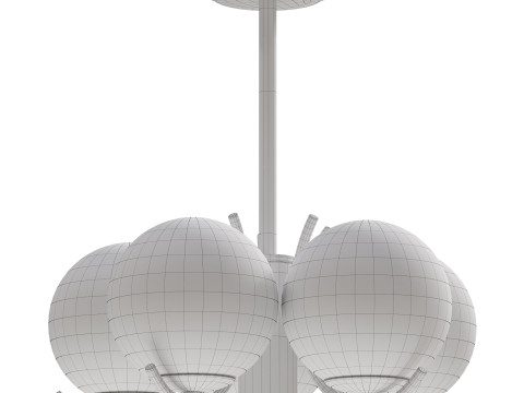 Space Ball Chandelier 3D-Modell