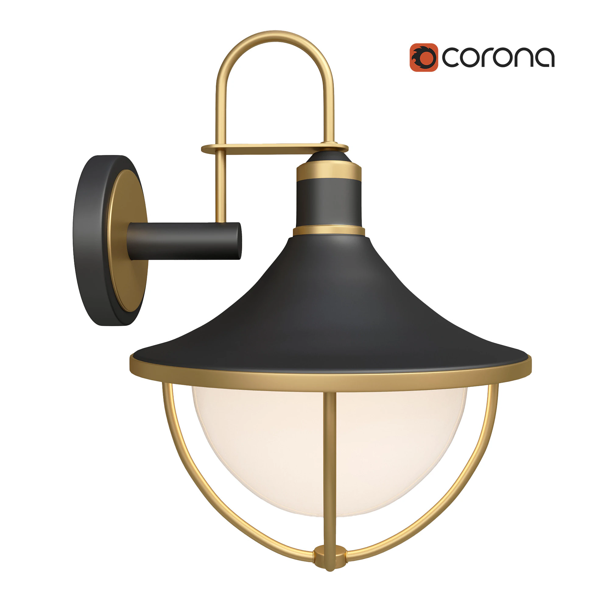 Atlas wall light 3D Model .c4d .max .obj .3ds .fbx .stl .blend 