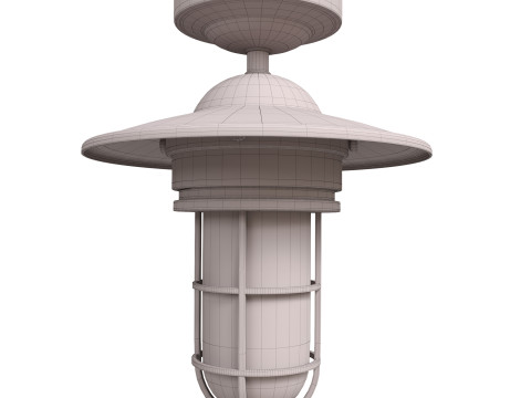 Medium outdoor ceiling light 3Dモデル