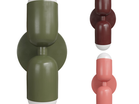 Morandi Design LED Wall Lamp Model 3D