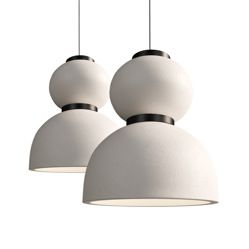 Scandinavian chandelier in Wabi Sabi 3D Модель .c4d .max .obj .3ds .fbx .stl .blend 