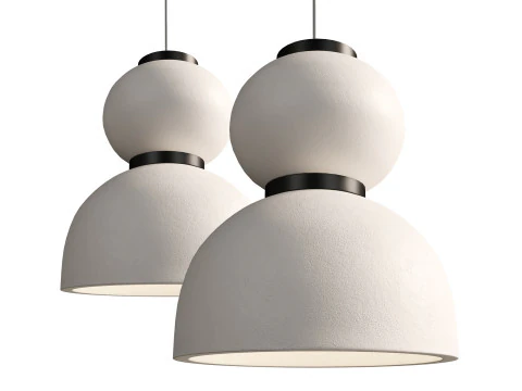 侘び寂びの北欧シャンデリア 3Dモデル