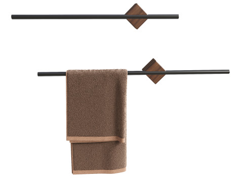Bath Towel Holder 3D Model