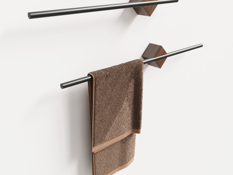 Bath Towel Holder Modelo 3D