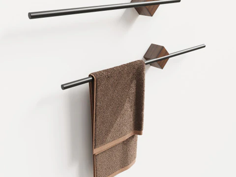 Bath Towel Holder 3D Model