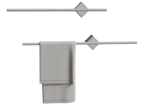 Bath Towel Holder Modelo 3D
