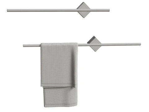 Bath Towel Holder 3D Model