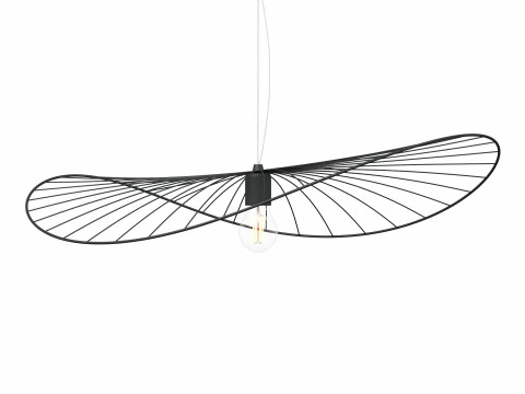 Liontin Vertigo Friture Hitam Model 3D