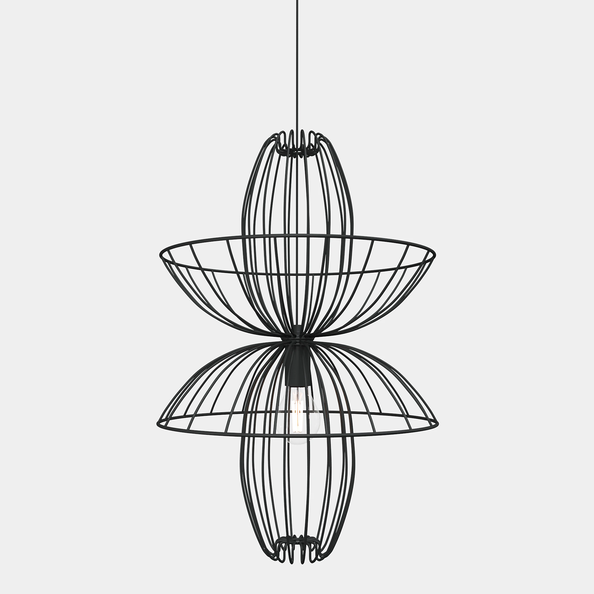 Pendant Lamp Ellen 3D Model .c4d .max .obj .3ds .fbx .stl .blend