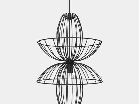 Candeeiro suspenso Ellen Modelo 3D