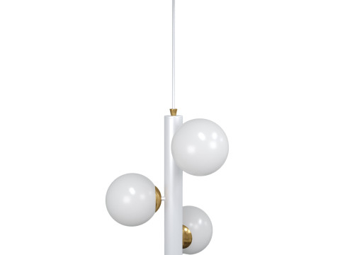 Scandinavian style pendant lamp 3D Model