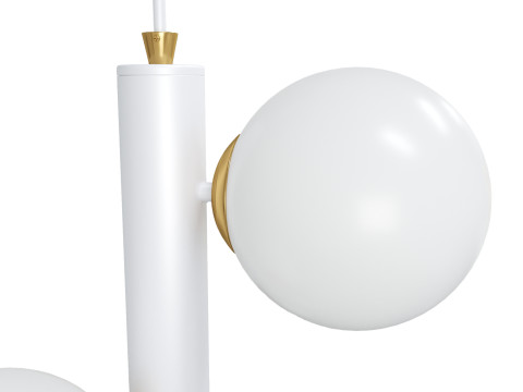 Scandinavian style pendant lamp 3D Model