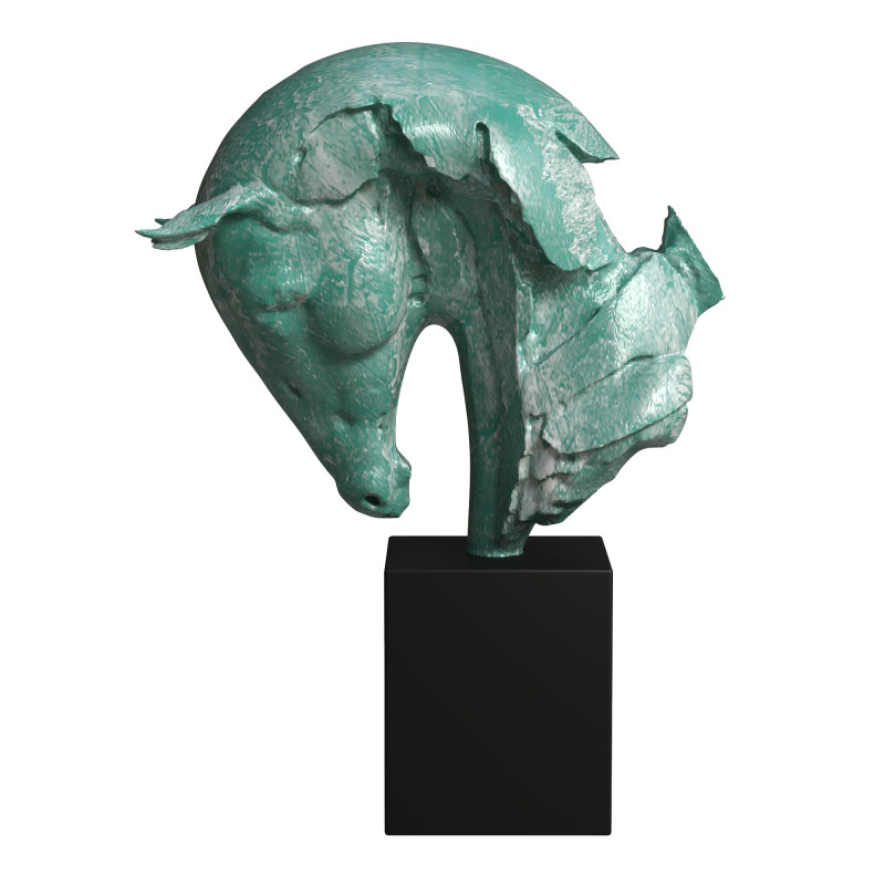 Abstract horse sculpture 3Dモデル .c4d .max .obj .3ds .fbx .stl .blend