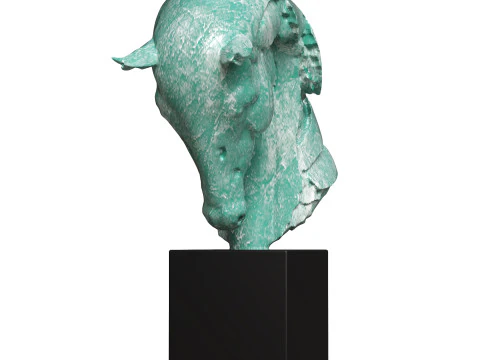 Abstract horse sculpture 3D Model