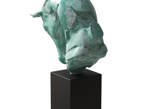 Abstract horse sculpture 3Dモデル