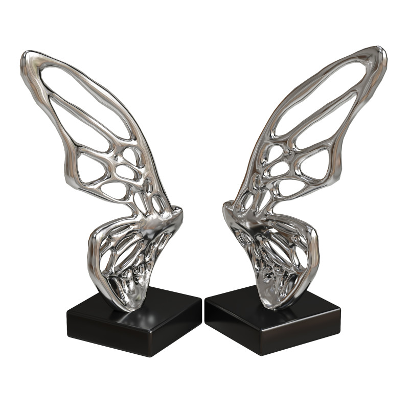 Butterfly Elegance 3D 模型 .c4d .max .obj .3ds .fbx .stl .blend 